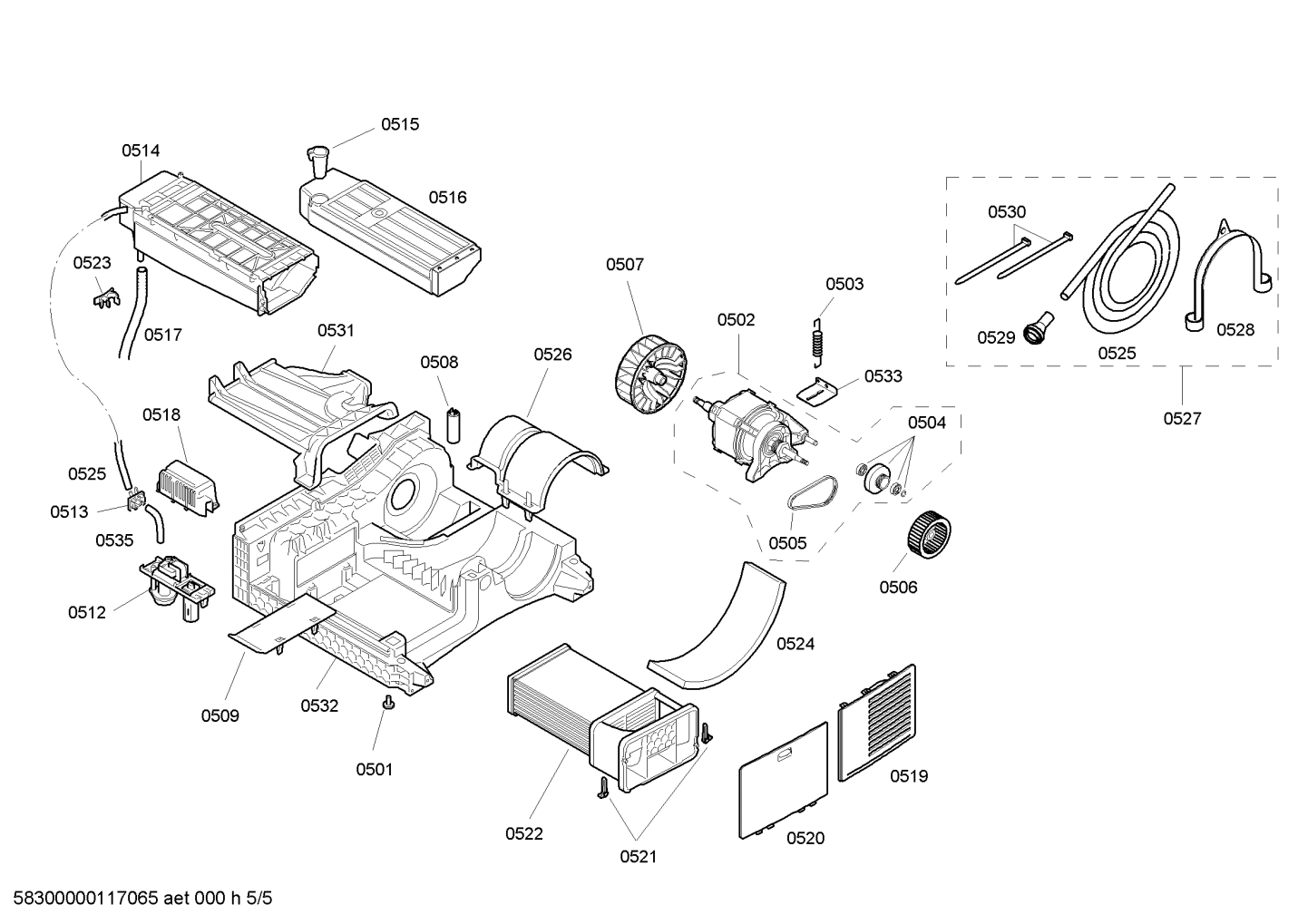 When switching on the Bosch Excel tumble dryer to the setting Very dry