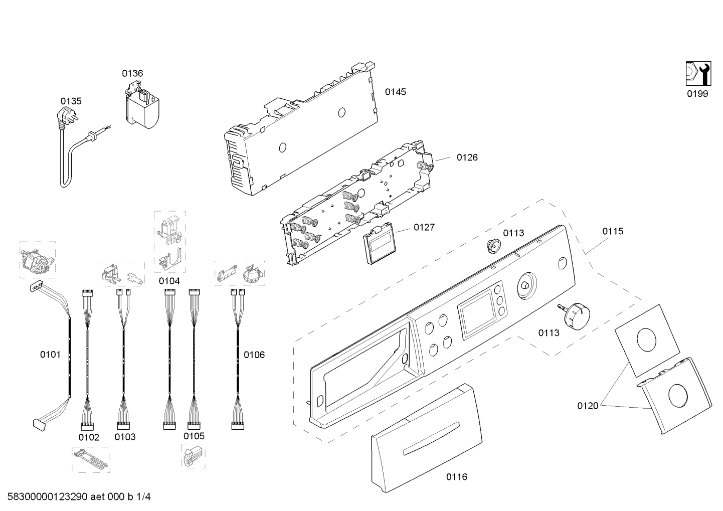 I have a Bosch washing machine ENR. WAS32460GB/08. It reports fault