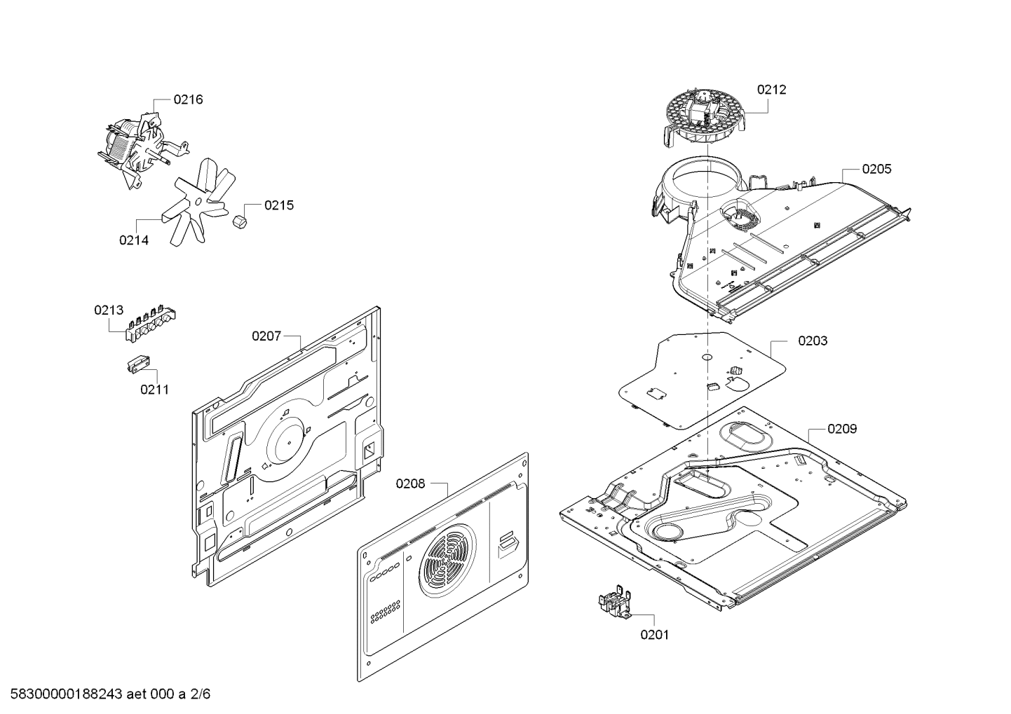 I have a bosche oven. The cooling fan that keeps the handle cool above