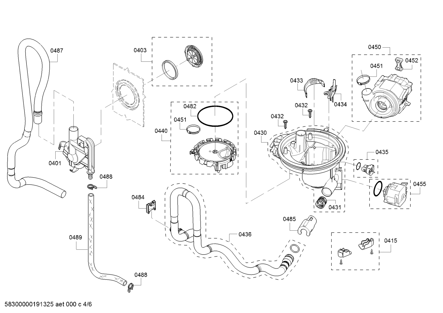 My Bosch dishwasher stops after 3 minutes after the cycle starts, Lave