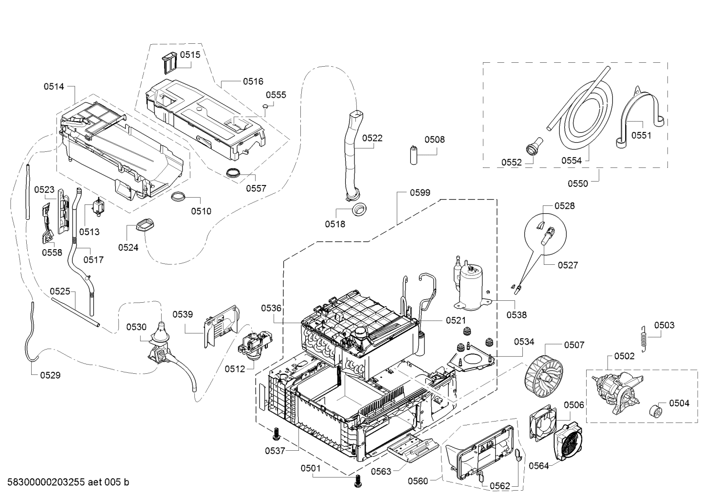 I have a Bosch Self CLeaning Condenser Tumble Dryer and a diagram has